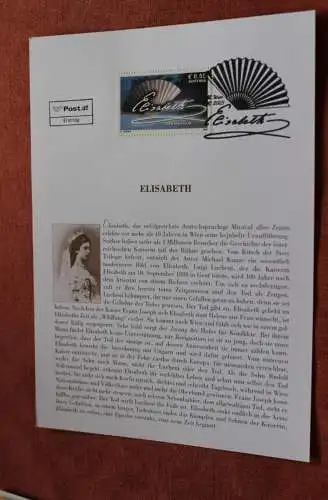 Österreich 2003, Ersttagsblatt: Elisabeth