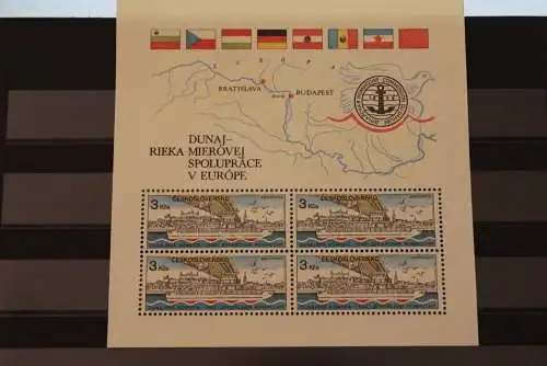 Tschechoslowakei 1982, Block 51; Donau-Schifffahrt, MNH