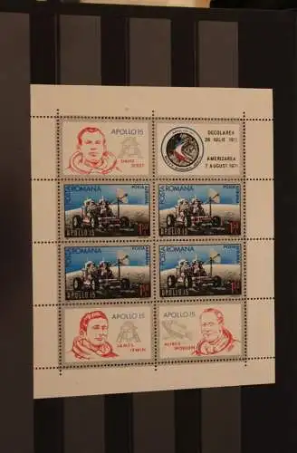 Rumänien 1971, Block 88; Apollo 15, Raumfahrt, MNH