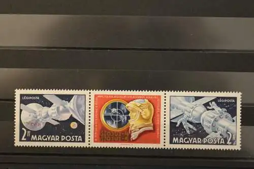 Ungarn 1969, Raumfahrt; Sojus-4, Sojus-5, MiNr. 2492-93 A