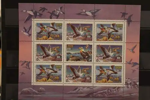 Rußland 1993, Kleinbogen Vögel, MNH