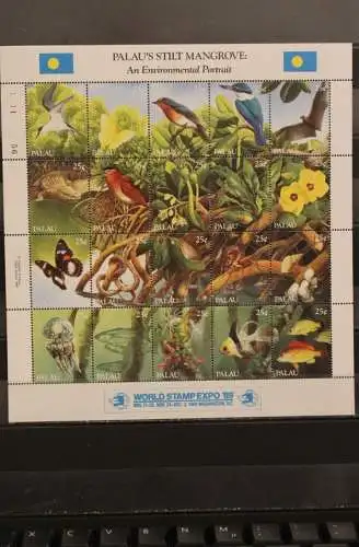 Palau 1989, Kleinbogen, Flora und Fauna im Mangrovenwald, Tiere; MNH