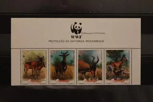 WWF 1991; Naturschutz, Mocambique; Antilopen; Säugetiere; MNH, Zusammendruck