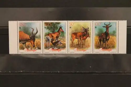 WWF 1991; Naturschutz, Mocambique; Antilopen; Säugetiere; MNH, Zusammendruck