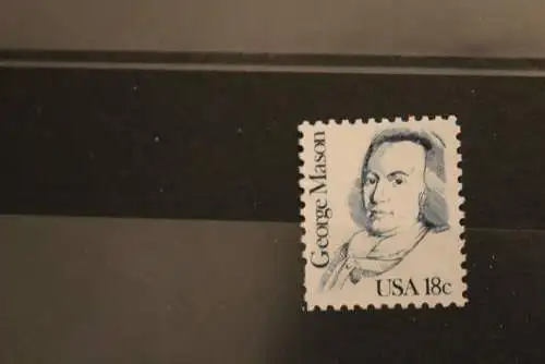 USA 1981; Freimarke George Mason, MiNr 1468, MNH