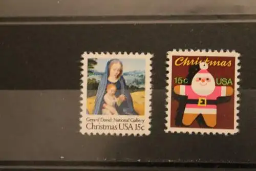 USA 1979; Weihnachten, MiNr 1402-03, MNH