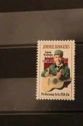 USA 1978, Jimmie Rodgers,  MiNr  1342, MNH