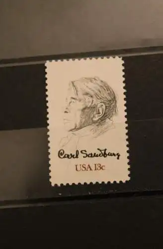 USA 1978, Carl Sandburg,  MiNr  1324, MNH