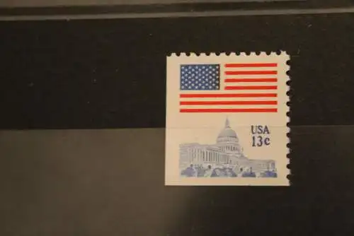 USA 1977; Freimarke Flagge und Kongressgebäude,  MiNr  1292, MNH