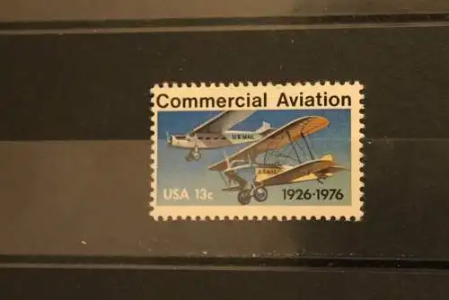 USA 1976; Kommerzieller Luftpostdienst, Flugzeug,  MiNr  1254, MNH