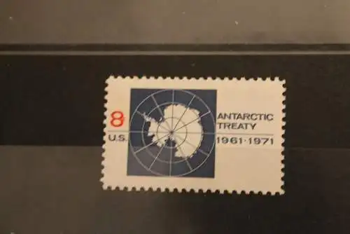 USA 1971; Antarktisabkommen,  MiNr  1041, MNH