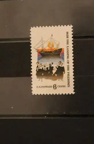 USA 1970; Ankunft der "Mayflower", Schiff,  MiNr  1022, MNH