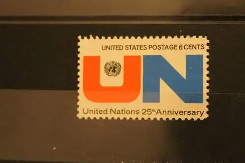 USA 1970; 25 Jahre UNO, MiNr  1021, MNH