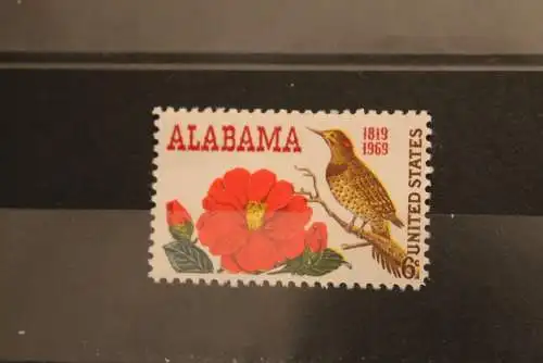 USA 1969; 150 Jahre Staat Alabama, Flora, Fauna, MiNr  985, MNH