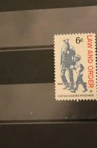 USA 1968; Gesetz und Ordnung, MiNr   949, MNH