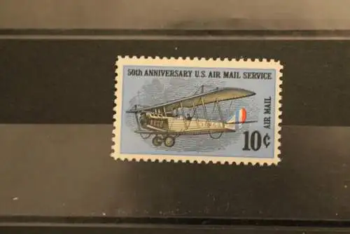 USA 1968; 50 Jahre US-Flugpostdienst, Flugzeug, MiNr   948, MNH