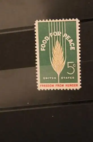 USA 1963; Kampf gegen den Hunger, MiNr  838, MNH