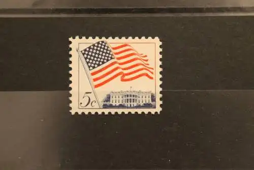 USA 1963; Freimarke Flagge, MiNr  838, MNH