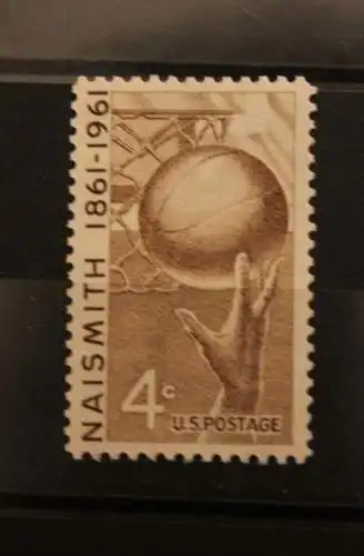 USA 1961; James Naismith, Basketball, MiNr  815; MNH