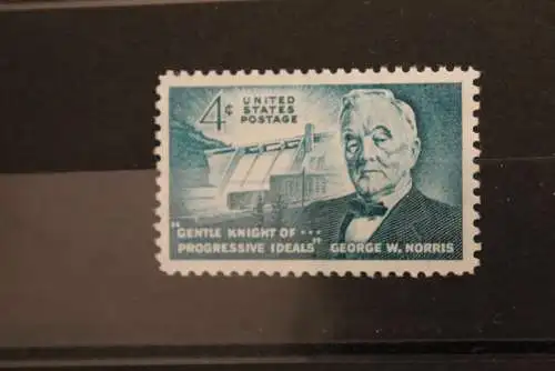 USA 1961; George Norris, MiNr  810; MNH