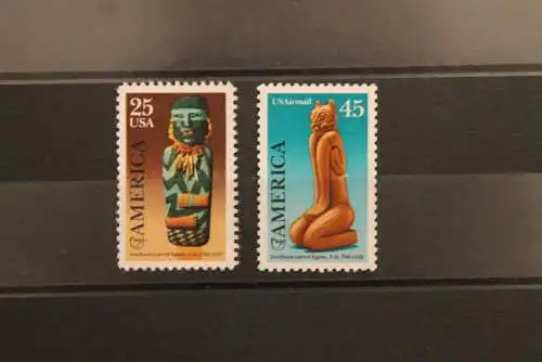 USA 1989; Kunst und Brauchtum indianischer Ureinwohner, MiNr  2055-56; MNH