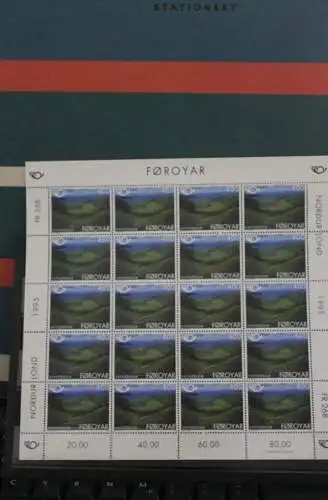 Dänemark-Färöer, NORDEN 1995, Kleinbogensatz; 2 KB; MiNr. 276-77, MNH