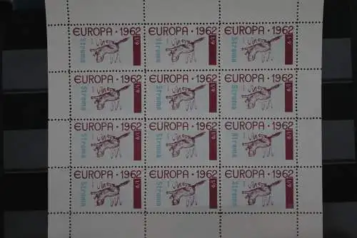 Großbritannien: Isle Stroma; Europa Union, CEPT 1962, Kleinbogensatz; 3 KB; MNH