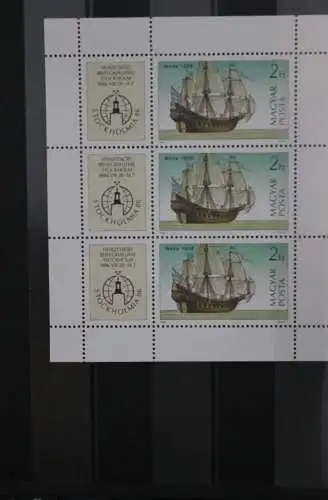 Ungarn 1986,  Wasa 1628 Schweden, Kleinbogen,  MNH