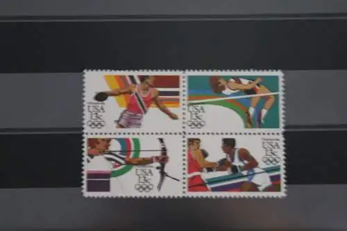 USA 1983; Olympische Sommerspiele, MiNr 1644-47, ZD; MNH