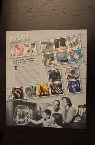 USA 1999;  Celebrate the Century; 1950s, (VI), MiNr  Block 47, MNH