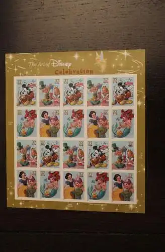 USA 2005; Walt-Disney-Figuren (II); Folienbogen, sk, MiNr 3940-43, MNH