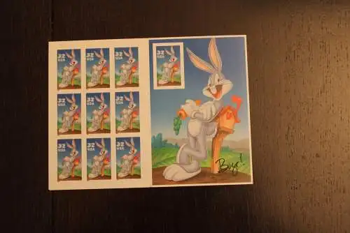 USA 1997; Bugs Bunny; Folienbogen, sk, MiNr 2829 BA, MNH