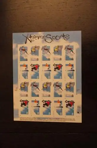 USA 1999; Fun Sport; Folienbogen, sk, MiNr  3144-47, MNH