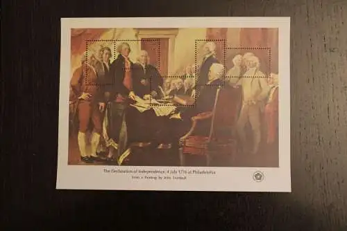 USA 1976; 200 Jahre Amerikanische Unabhängigkeit, MiNr  Block 12-15, MNH