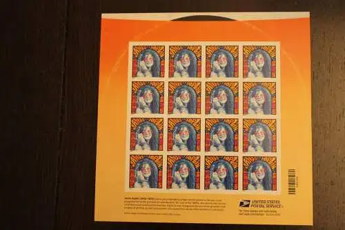 USA 2014; Janis Joplin; Folienbogen, sk, MiNr 5102, MNH