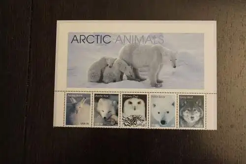 USA 1999; Arctic Animals; Tiere, MiNr 3094-98, MNH