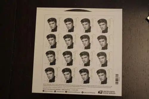 USA 2016; Elvis Presley; Folienbogen; sk; MiNr 5188, MNH