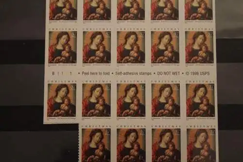 USA  2002, Weihnachten, MiNr  3646 I BE, MNH