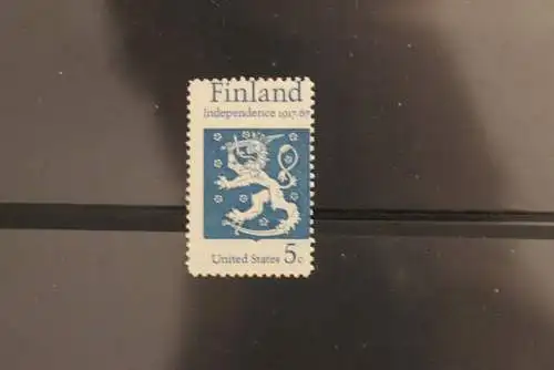 USA  1967, Finnland Unabhängigkeit, MiNr 933, MNH