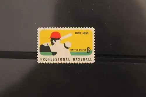 USA  1969, Profi Baseball, MiNr 992, MNH