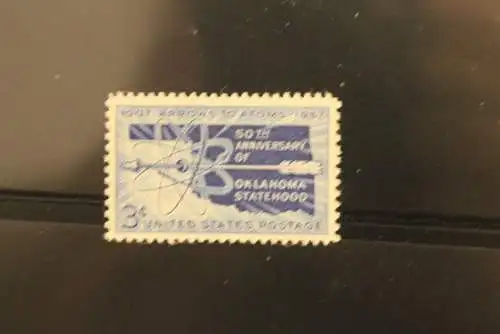 USA  1957, 50 Jahre Staat Oklahoma, MiNr 714, MNH