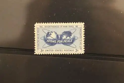 USA  1955, Atomkraft für den Frieden,  MiNr 691, MNH