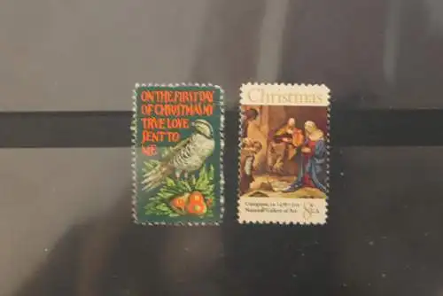 USA 1971, Weihnachten,  MiNr 1056-57; MNH