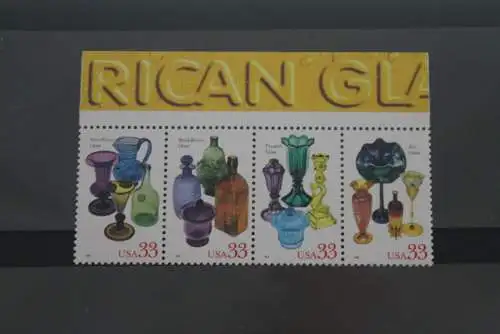 USA 1999; Amerikanisches Glas,  MiNr 3148-51; MNH