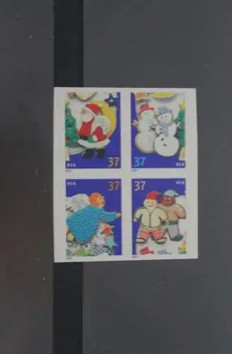 USA 2005; Weihnachten: Weihnachtsplätzchen, 2 x MiNr 4001-04 BD/BE; MNH