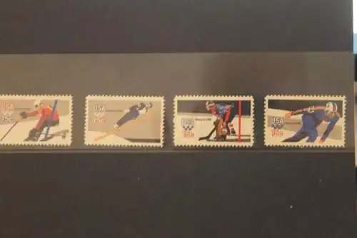 U.S.A. 1980; Olympische Winterspiele 1984 Lake Placid 1980; MiNr 1411-14, MNH