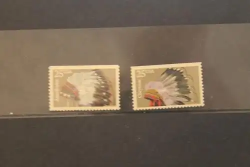 U.S.A. 1990, Indianischer Kopfschmuck,  MiNr 2098-2102, MNH