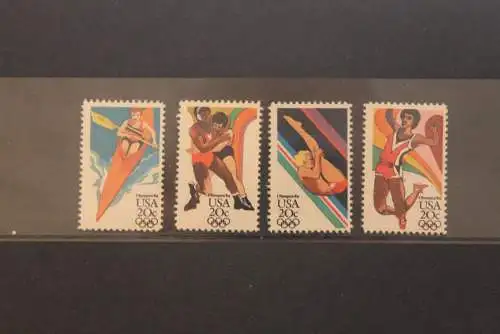 U.S.A. 1984, Olympische Sommerspiele 1984 Los Angeles,  MiNr 1690-93, MNH