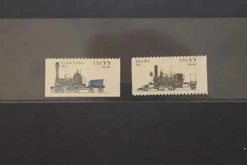 U.S.A. 1987, Lokomotiven, MiNr 1953-57, MNH