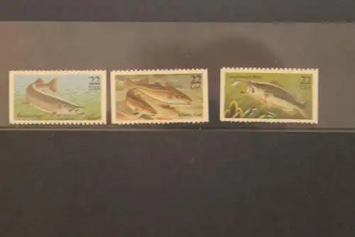 U.S.A. 1986; Fische, MiNr 1792-96, MNH